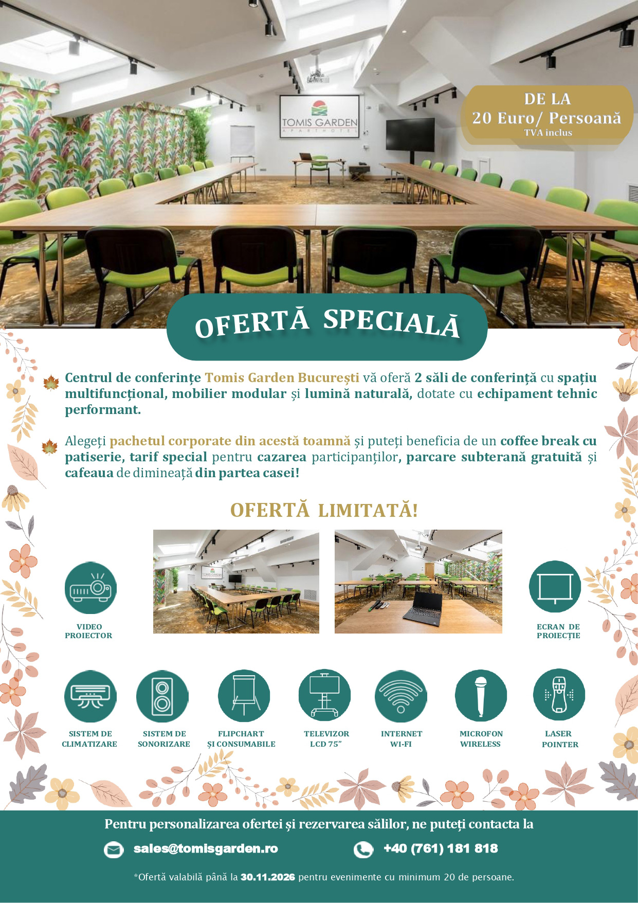 Oferta Summer Events Tomis Garden Bucuresti